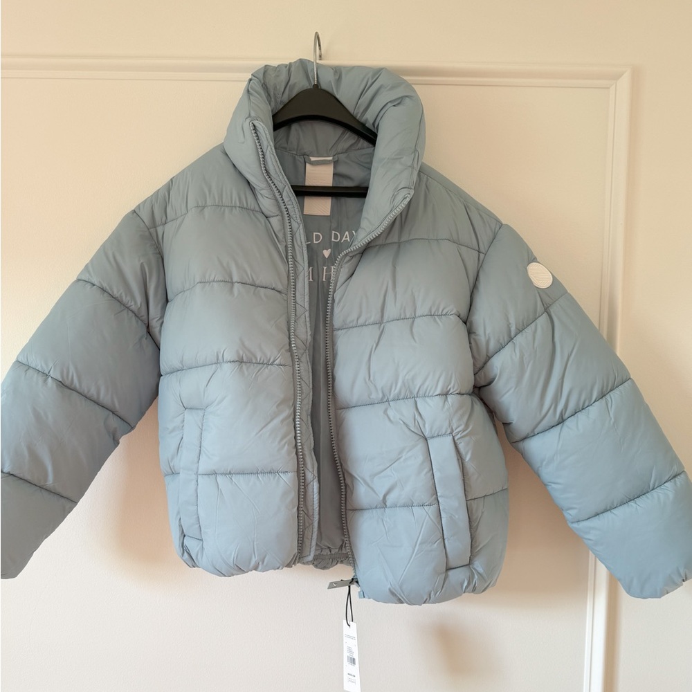 Noize x Jillian Harris Avalon Puffer Jacket in Aero Blue, Size S